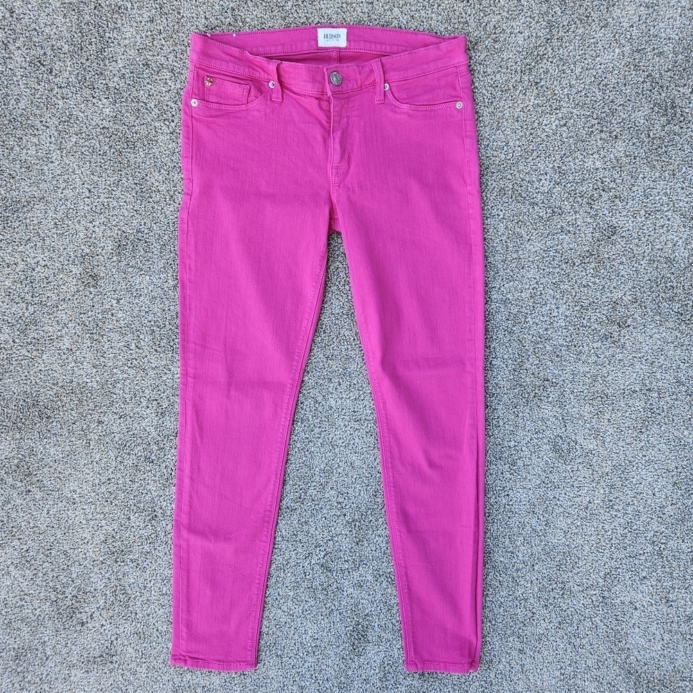 Hudson Jeans Women's Pink Skinny Jeans